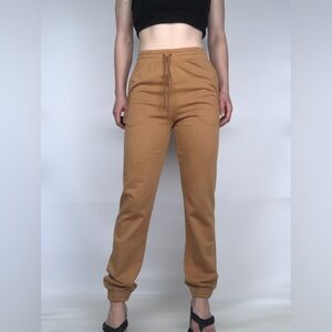 NWT Belen LA‎ Orange Super High Waisted Sweatpant Jogger